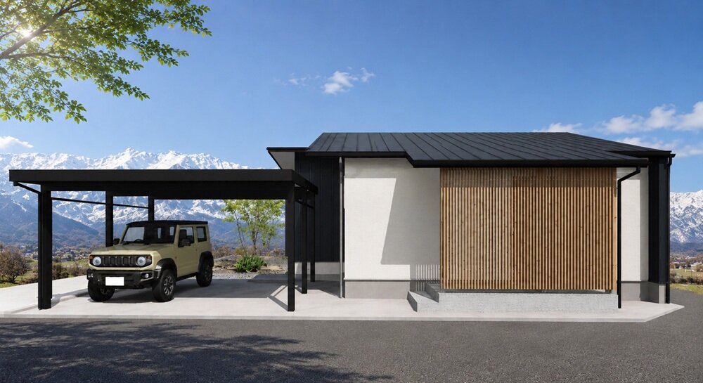 黒瀬のいえ（一）　基本計画業務　不安定な時代だからこそ、足元を固める「25坪の終の住処」